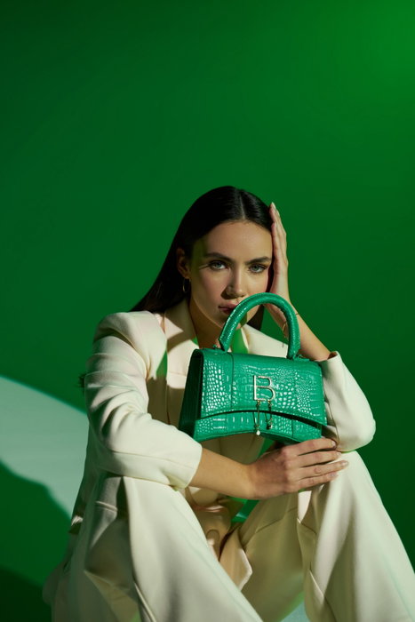 Lucky Bees Bolso de Mano Verde Lucky Bees Bolso de Mano Verde